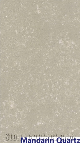 Hot Light Grey Artificial Quartz Stone Slab for Luxurious Flooring
