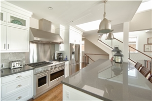 Lagos Azul Quartz Solid Surfaces for Kitchen Countertops 3200*1600 or 3000*1400mm Standard Slab Size