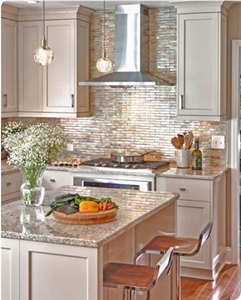 Multi Color Quartz Polished Surfaces Kitchen Tops Countertops with Eased Edge Profile and Customized Edges Available 2cm Thick Multi Color Quartz Polished Surfaces Kitchen Tops Countertops with Eased Edge Profile and Customized Edges Available 2cm Thick