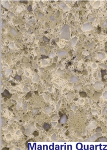 Multi Color Quartz Polished Surfaces Kitchen Tops Countertops with Eased Edge Profile and Customized Edges Available 2cm Thick
