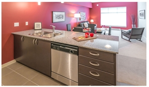 Multicolor Quartz Stone Surfaces for Kitchen Countertops Island Tops Bartops Manmade with High Hardness and Compression Strength
