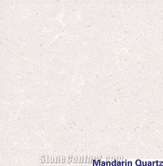 White Quartz Stone Kitchen Quartz Surfaces for Countertops Island Tops Bar Tops Used in Interior Renovations from China Available in Customized Sizes