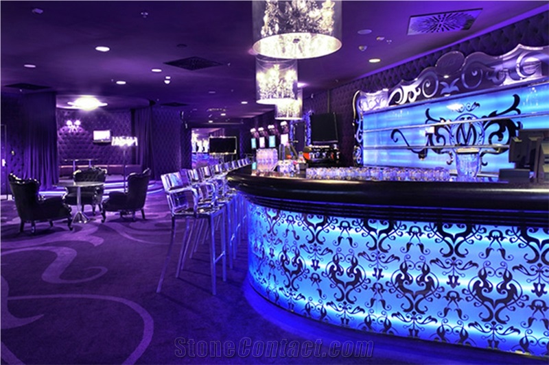 2016 Custom Design Commercial Led Bar Counter/ Bar Desk/Bar Table