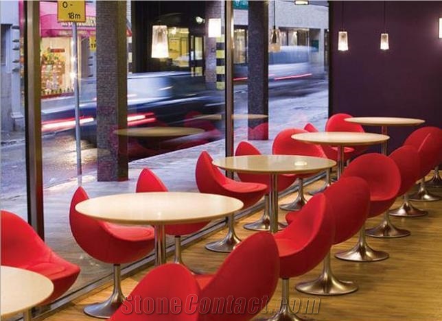 2016 New Design Waterproof High End Round Dinner Table/Tea Table
