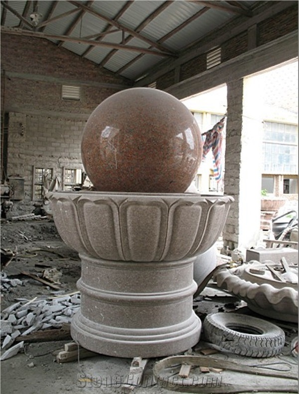Stone Onyx Ball Fountain