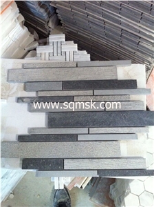 China Stone Mosaic Tile,Hainan Black Neimeng Black,Ebony Black Mongolia,Menggu Black,Menggu Hei,Mongo Basalt,Mongolia Black Brush,Sand Basalt Mosaic for Wall,Floor,Bathroom Interior Hotel Decoration