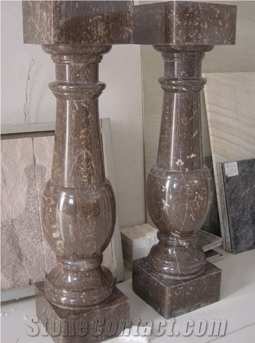 G682 Granite Staircase Rails/Rusty Yellow Balustrades/Desert Gold Railings/Sunset Gold Granite Baluster/Padang Yellow Baluster/ Modern Design Granite Stone Railing for Interior & Exterior Decoration