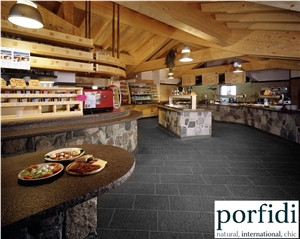Porphyry Stardust Floor Application Porphyry Stardust Floor Application