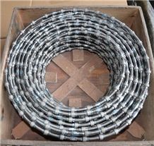 Spring Coated Diamond Wire Rope Saw For Stone Cutting