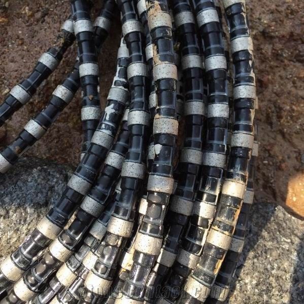 Sintered Diamond Wire Rope Saw For Quarry Stone Cutting