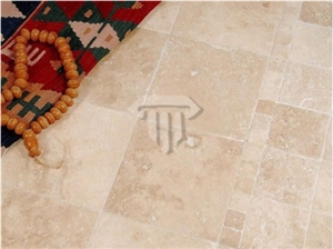 Lydia Antique Travertine Tumbled Pattern