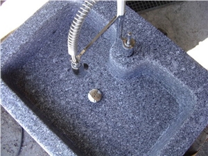 Granito Dell Elba Carved Sink