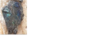 Labradorite Blue Granite Block, Madagascar Blue Granite