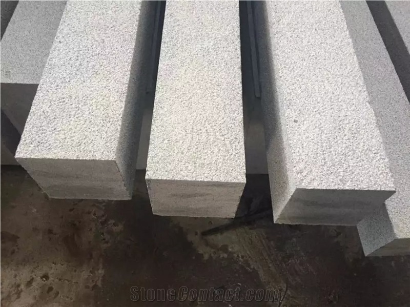 15cm G654 China Sesame Black Impala Black Panddang Black Bushhammered Kerbs/ Kerbstone /Curbs for Road Side Stone Exteroir Paving Stone
