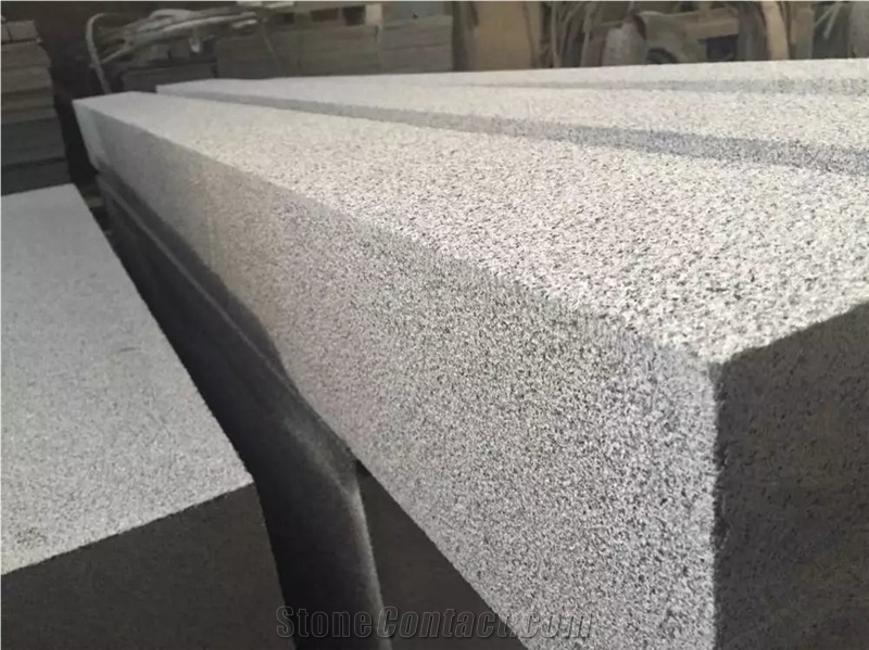 15cm G654 China Sesame Black Impala Black Panddang Black Bushhammered Kerbs/ Kerbstone /Curbs for Road Side Stone Exteroir Paving Stone