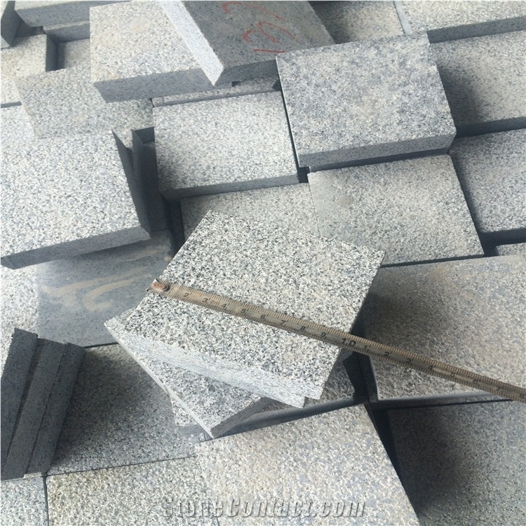 3cm G654 Cubes/ Grey Granite Bushhamered Cubes/ China Impala Bushhamered Cubes/Padang Dark Bushhamered Cubes Stone