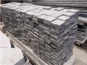 5cm G654 Machine Cut and Natural Surface Cobble Stone/Padang Dark Cube Stone/Impala Black Driveway Paving Stone/Sesame Black Walkway Pavers