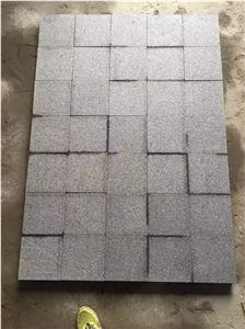 6cm G654 Flamed and Brushed Pavers/Padang Dark Cube Stone/Impala Black Cobble Stone/Sesame Black Walkway Paver