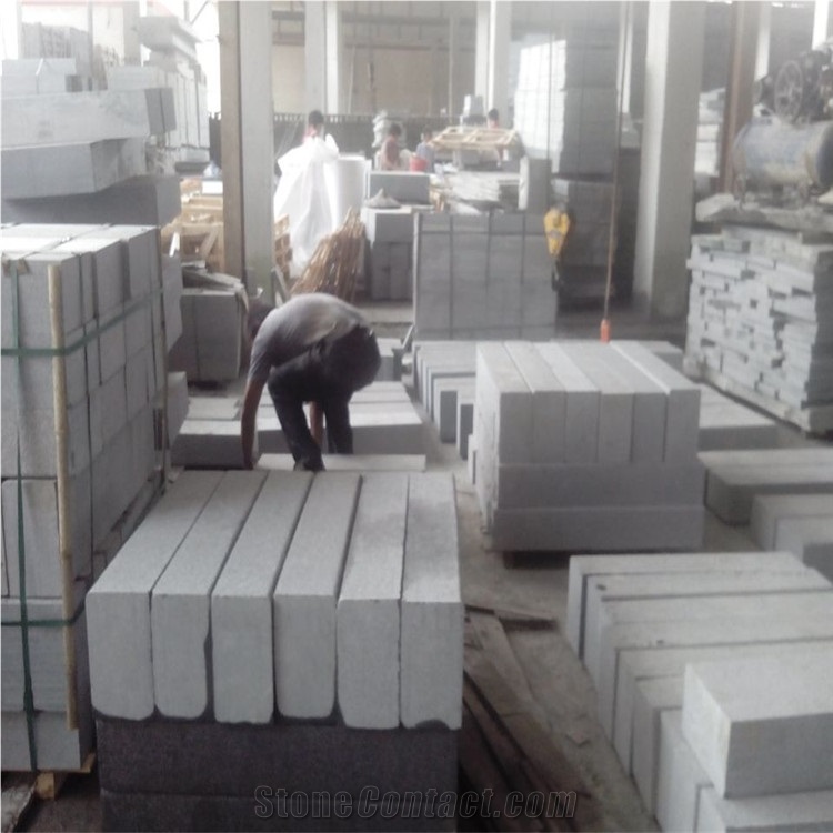 Bush Hammered G654 Kerbstones/Padang Dark Bush Hammere Kerb Stone/Impala Black Bush Hammered Curbstone/Sesame Black Bush Hammered Kerbs