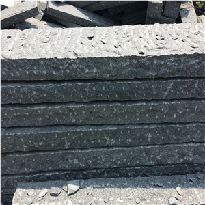 Cheap Pineapple Kebstones/Sesame Black Granite Kerb Stone/Side & Road Stone