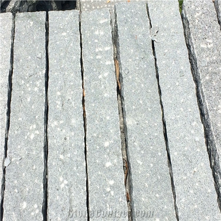 Cheap Pineapple Kebstones/Sesame Black Granite Kerb Stone/Side & Road Stone