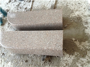 Flamed G648 Granite Kerbstones/Zhangpu Red Granite Kerb Stone