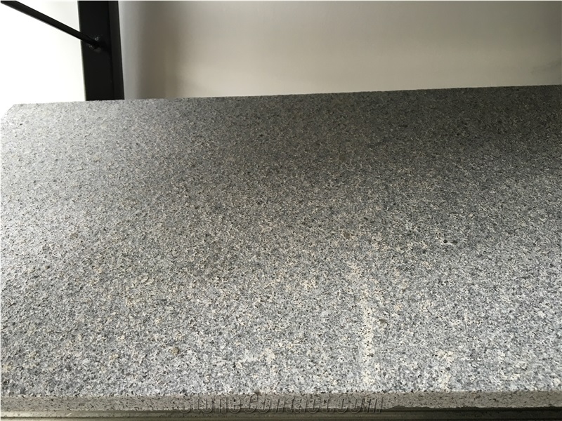 Flamed Granite Stairs Riser/Grey G654 Granite Stair Treads/China Granite Steps