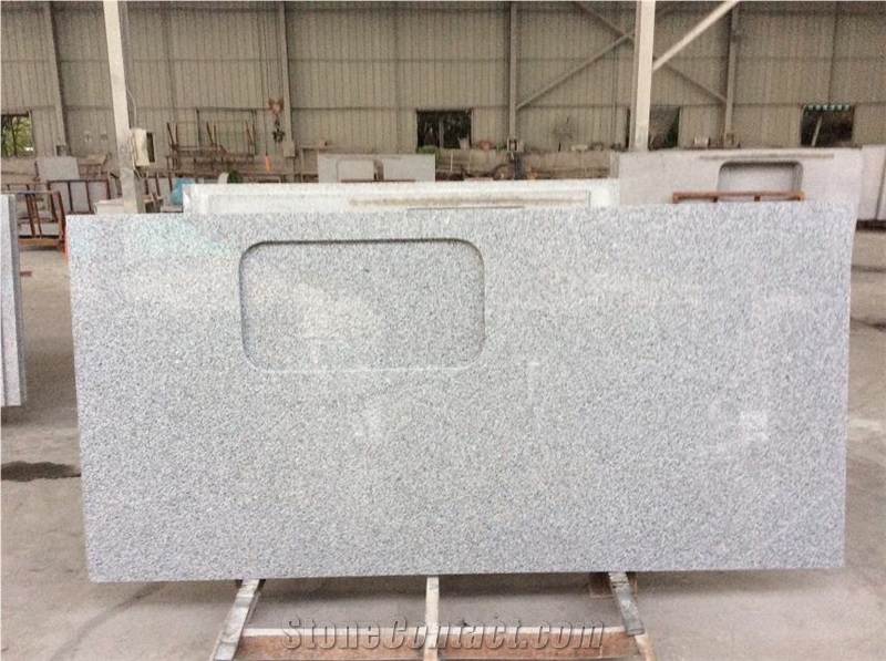 G603 Granite Kitchen Countertops, Polished Hubei G603 Kitchen Worktops, G603 Granite Countertops Cut to Size