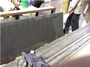 G654 Flamed Stair Treads with Half Bullnoesed/Padang Dark Flamed Steps/Impala Black Flamed Staircase/Sesame Black Flamed Stair Riser