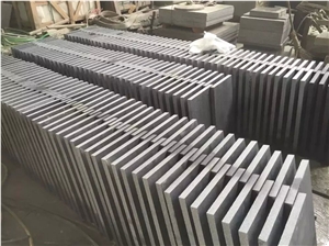 G654 Flamed Steps and Window Sills /Impala Black Flamed Staircase/Sesame Black Flamed Stair Rise/Padang Dark Flamed Stair Riser