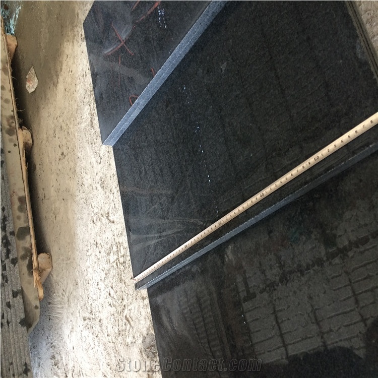 G654 Granite/Impala Black/Padang Dark Polished Granite Floor Tile,Dark Grey Granite Flooring