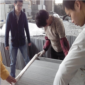 G654 Granite Tile & Slab/ G654 Bushhammered Tile/ Grey Granite Bushhammered Tile/ China Impala Bushhammered Tile/Padang Dark Bushhammered Tile