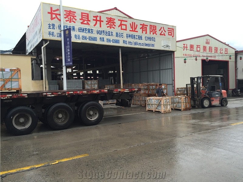 G654 Granite Tile & Slab/ G654 Bushhammered Tile/ Grey Granite Bushhammered Tile/ China Impala Bushhammered Tile/Padang Dark Bushhammered Tile