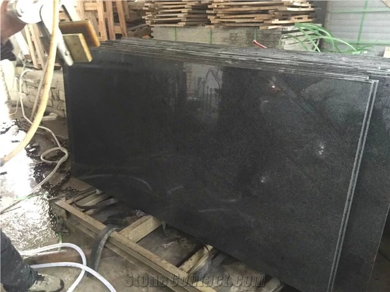 G654 Polished Granite Kitchen Countertop/Sesame Black Polished Granite Kitchen Countertop/Padang Dark Polished Granite Countertop/Impala Black Polished Granite Countertop