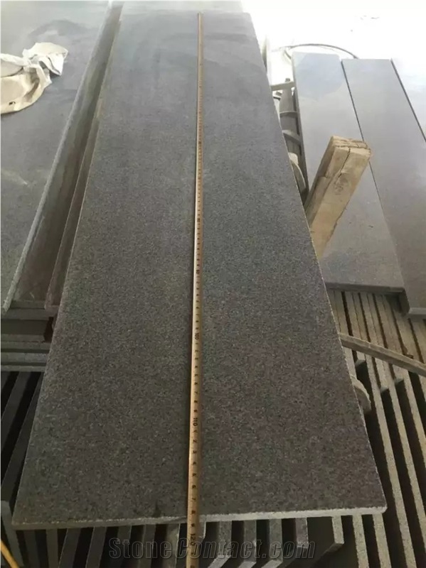 G654 Polished Stair Treads/Padang Dark Polished Steps/Impala Black Polished Staircase/Sesame Black Polished Stair Riser