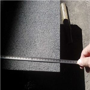 G654 Tile/ 5cm G654 Bushhammered Tile/ Grey Granite Bushhammered Tile/ China Impala Bushhammered Tile/Padang Dark Bushhammered Tile