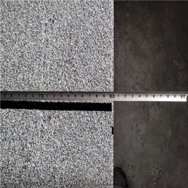 G654 Tile/ 5cm G654 Bushhammered Tile/ Grey Granite Bushhammered Tile/ China Impala Bushhammered Tile/Padang Dark Bushhammered Tile