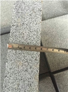 Grey G654 Paving Stones/China Granite Patio Pavers/Flamed Surface Cube Stone