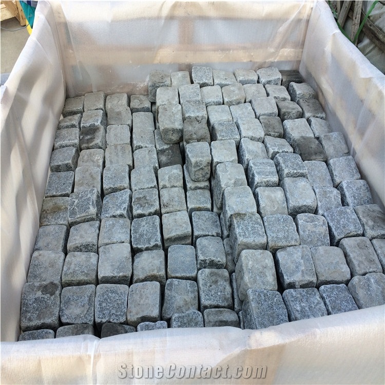 Natural Tumbled Cobble Stone/G654 Cobblestone Pavers/Grey Patio Pavers