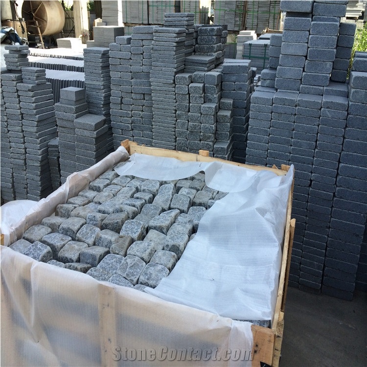 Natural Tumbled Cobble Stone/G654 Cobblestone Pavers/Grey Patio Pavers