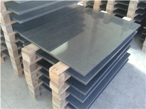 Padang Dark Granite Kitchen Countertops, G654 Granite Countertops for Kitchen, Polished Sesame Black Granite Worktops