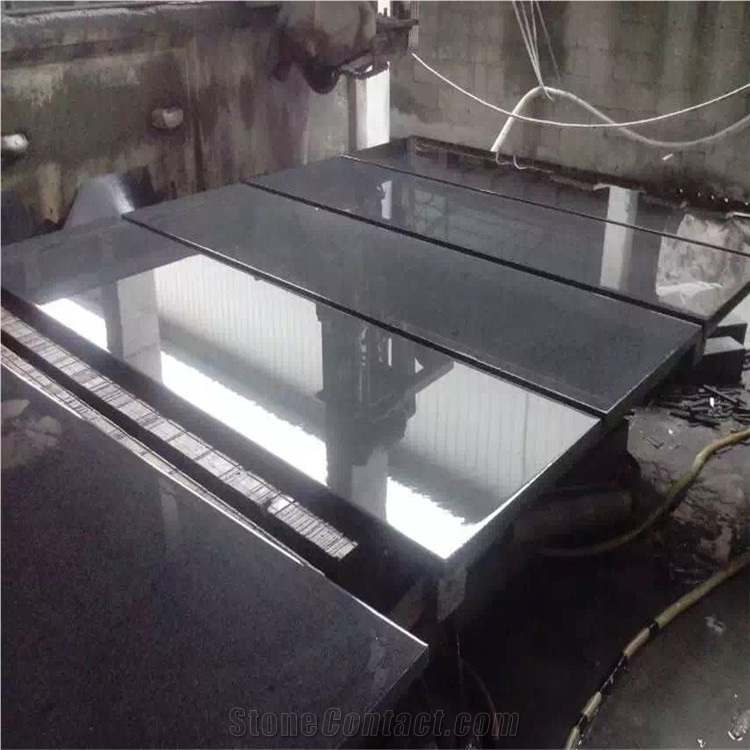 Sesame Black Granite Kitchen Top, G654 Granite Polished Kitchen Bar Top, China Impala Black Granite Kitchen Top, Padang Dark Granite Kitchen Top(Own Factory)