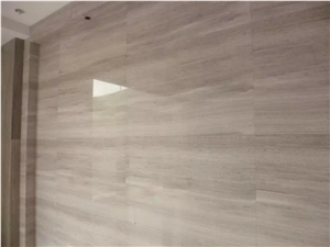 White Wooden Marble Tiles & Slabs, Guizhou Wooden Marble Wall Covering Tiles, China Wood Marble Tiles