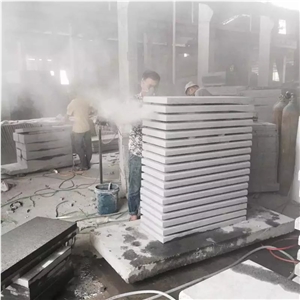 With 18mm Circles G654 Tile/ G654 Flamed Tile/ Grey Granite Flamed Tile/ China Impala Flamed Tile/Padang Dark Flamed Tile