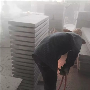 With 18mm Circles G654 Tile/ G654 Flamed Tile/ Grey Granite Flamed Tile/ China Impala Flamed Tile/Padang Dark Flamed Tile