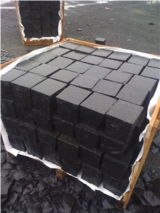 Zhangpu Black Granite Landscaping Stones Cube Stone & Pavers, Zhangpu Dark Granite Walkway Pavers, 20x10 G685 Granite Patio Pavers