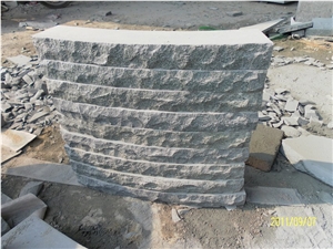 Zhangpu Dark Green Granite Natural Surface Kerbstones/Zhangpu Dark Green Granite Natural Surface Kerb Stone/Zhangpu Dark Green Granite Natural Surface Curbstone