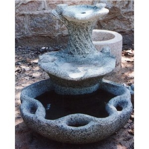 Outdoor Stone Garden Fountain for Landscaping Decoration , Natural Stone Water Feature G341 Granite Fountain