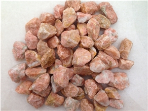 Pure White Natural Crushed River Stone, White Stone Gravel in Garden