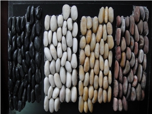 Standing Pebble Mosaic Tile, Stacked Pebble Tile,Swimming Pool Tile